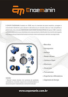 Material gráfico publicitário Engemin 